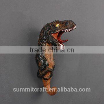 Life-like Resin Decorative Artificial Dragon Wall Mounted Cloth Hook photo-4