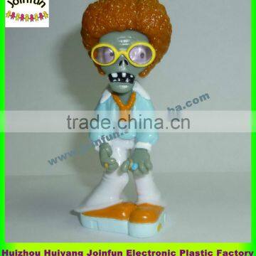 custom pvc figure/plastic zombie pvc game figure/OEM plastic mini pvc figure