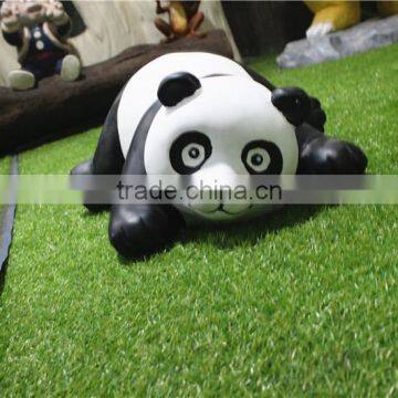 Home Garden Seats Christmas Decorative 30cm Height Small Artificial White and Black Fiberglass Chinese Flat Panda E10 28X01 photo-3