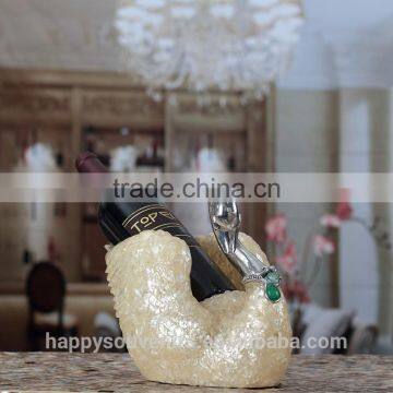 Wholesale Decortive Beautiful Swan Wine Holder/ Red Wine Rack photo-2