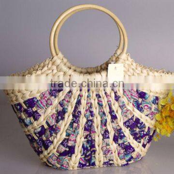 fashion corn skin beach bag