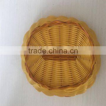 Beautiful Oval PP Plastic Rattan Basket for Fruit photo-6