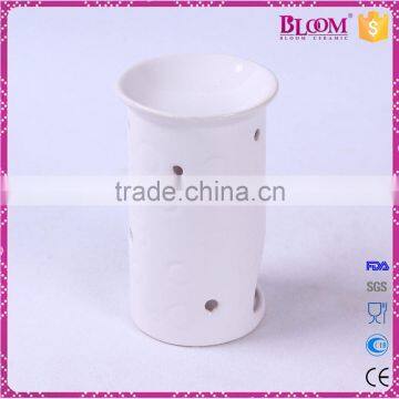 Ceramic White Candle Incense Burner Indoor Decoration photo-2