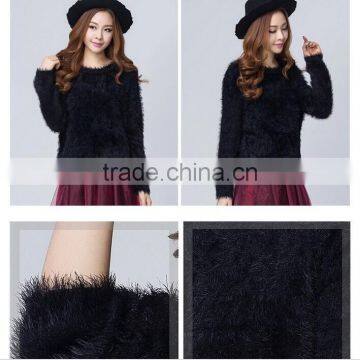 Soft 100% Colored Nylon Feather Yarn 1-60nm for Knitting Sweater photo-4