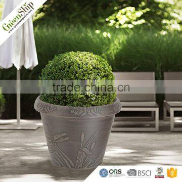 Coloful Garden Cheap Plastic Garden Planter Recycled Lightweight GreenShip photo-3