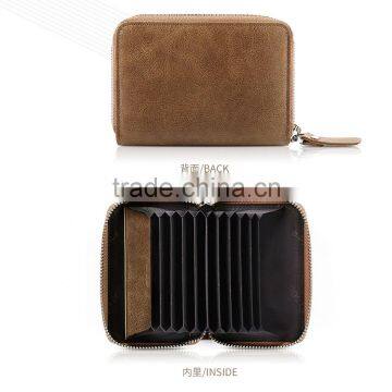 Men pickup bag lady pull card multi organ documents Metrosexual zipper card bag