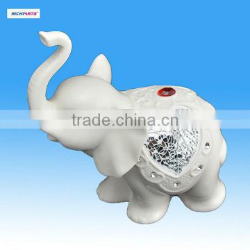 delicate ceramic elephant figurine for home decoration