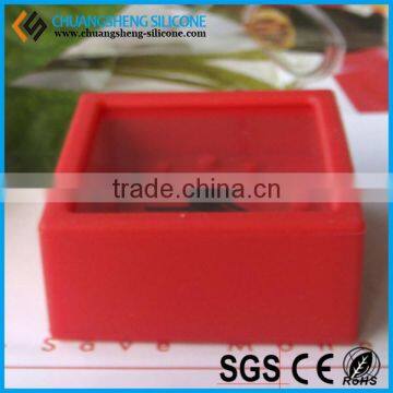 Square Shaped Red Color Table Morning Ring Alarm Clock photo-2