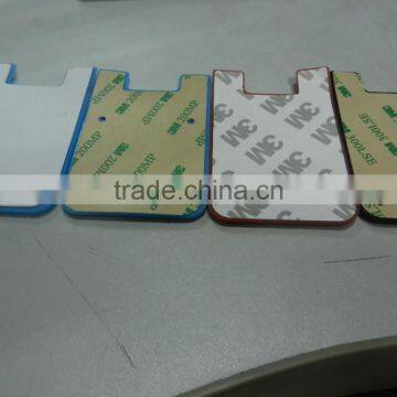 China 3M Sticker Card Holder,mobile Phone Silicone Wallet photo-4
