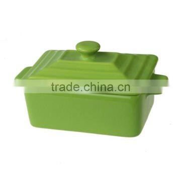 Ceramic Rectangular Shape Ceramic Casserole photo-2