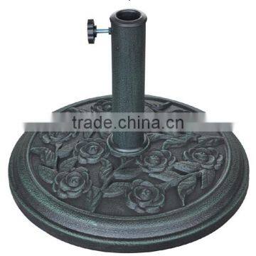 Rose Shape Outdoor 9KGS Resin Umbrella Base CP-052-9