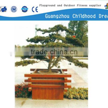 (HD-19015)Public wooden luxury flower pot for estate