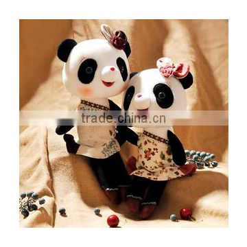 Panda plush toy doll