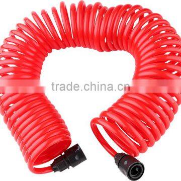 Cheap spring water hose 15M plastic EVA coiled garden hose