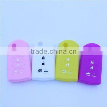 Silicone Cover Key Holder Fit for MAZDA 3 5 6 Flip Remote Key 4 Button photo-6