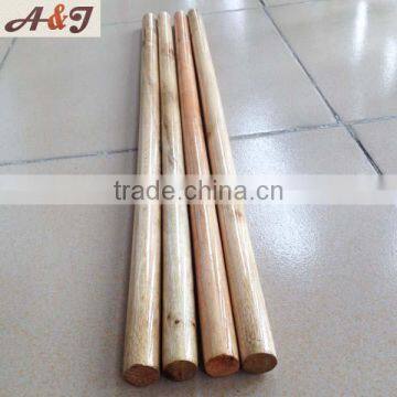 Spray paint wooden rod for garden tools