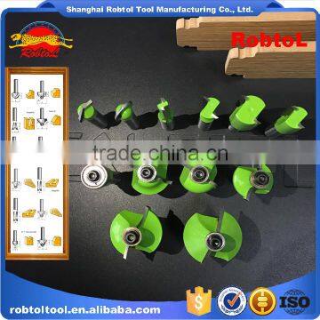 12pcs Router Bit Set Shank 12mm Tungsten Carbide Woodworking Milling Cutter Kit CNC Carved Engraving photo-6