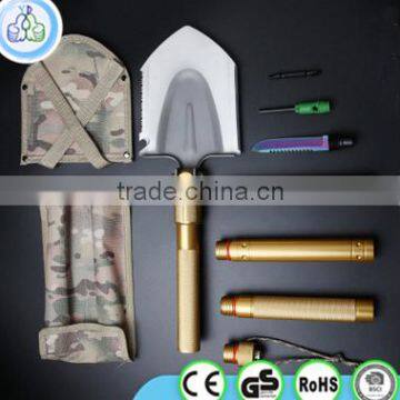 Wholesale car digging folding multifunctional shovel, folding shovel saw