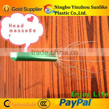 Sunlike 2014 hot!!!metal head massager manufacturer head scalp massager for hair