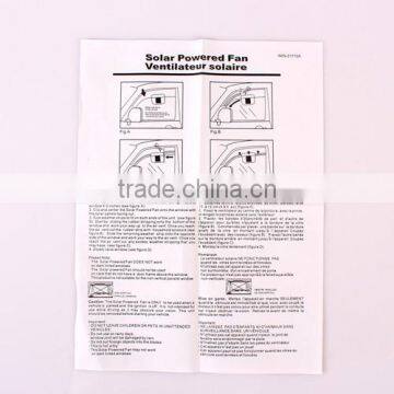 1W Rechargeable Solar Power Auto Vent Car Fan photo-5