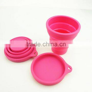 16112 Folding Silicone Cup With Lid, Colorful Folding Silicone Cup With Lid,OEM Logo Folding Silicone Cup With Lid photo-6