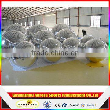 giant inflatable silver mirror ball for Inflatable Stainless Steel Spheres for advertising