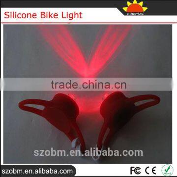 Red Bicycle Headlight Silicone Bike Light For Safety Travel