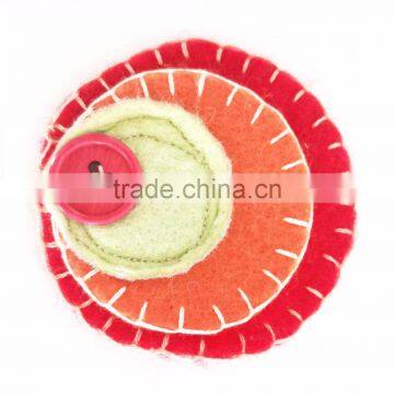 New Design Manufacture Brooch Bouquet Non-woven Fabric Brooch