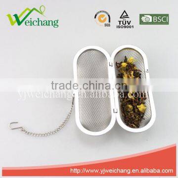 WCJ1074 Hot Sale Long Chain Tea Strainer Stainless Steel Tea Infuser photo-2
