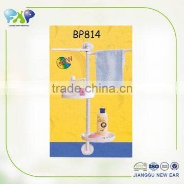 Factory price hidden floating wall shelf bracket/bathroom pole shelf