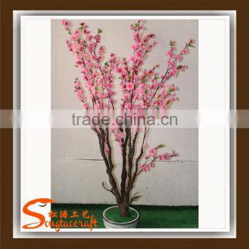 Wholsale China customized artifical cherry tree decor indoor artificial cherry bilossom tree fake cherry tree for sale