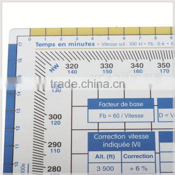 Flexible Plastic Square Protractor, Nautical Square Protractor Plotter for Pilot Student Training # KPP-8 photo-2