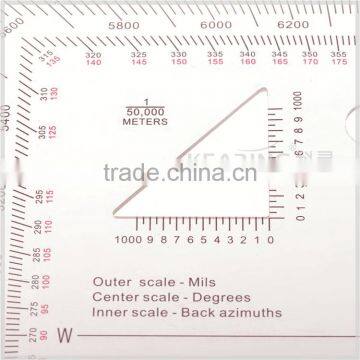 Kearing Brand Manufacture Aviation Square Protractor,combination Square Set Protractor,super Quality Military Square Ruler#KMP-4 photo-3