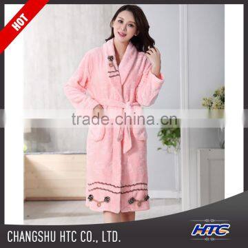 Women ladies long bathrobes