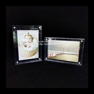 Guangdong Wholesale Photo Display Stand Acrylic Photo Frame Clear Picture Holder
