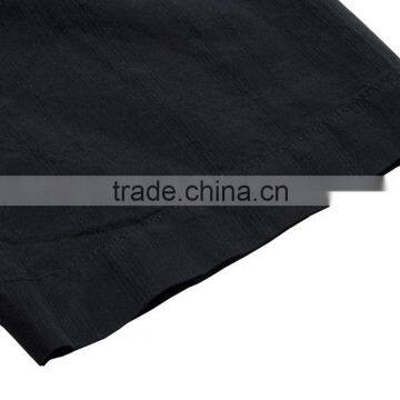 Wholesale Mens Black Short Sleeve Cotton New Model Shirt With Embroidery Logo photo-6