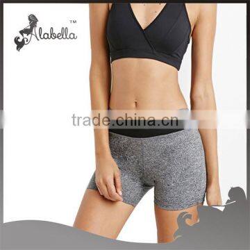 Wholesale Normal Heathered shorts of yoga wear sports wear