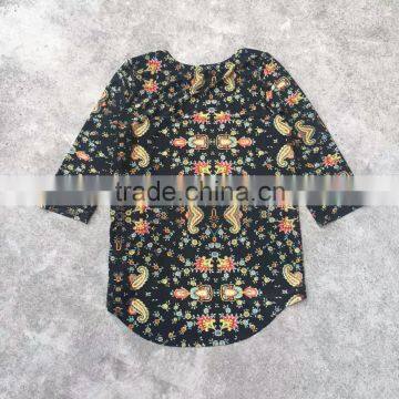 Women Latest Design Full Print T-shirts Stock Apparel photo-6