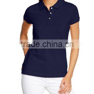 Women's Blank Polo With Cotton & Polyester Blend for Hot Sale on photo-6