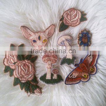 Custom Hand Made Hairless Cat Embroidered Patch for Clothes Embroidery Patch Made in China Choose Size/color photo-6