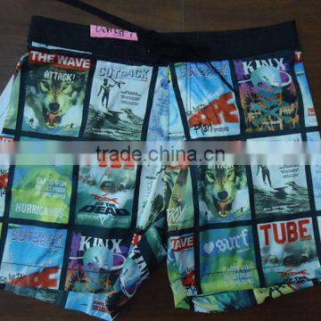 MENS PRINTED SHORT V198