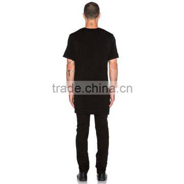 100 Cotton Oversized Tall Tee Shirt Plain Blank Cool t Shirts photo-3