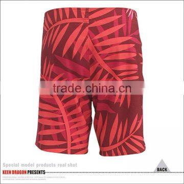 Four Way Stretch Fabric Digital Printing Mens Board Shorts Custom photo-5