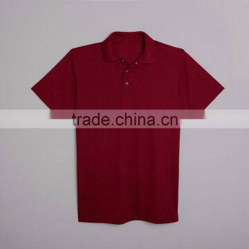 Three Gripper Front Placket Mens Polo Company Uniform 100% Polyester Pique Material Customize Color Brand Logo Worker Suit photo-4