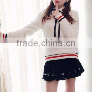 Stylish New Design V Neck Students School Uniform Woolen Computer Knit Pullover Sweater photo-2