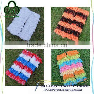 Colorful Baby Lace Ruffle Girls Leg Warmers For Kids Leggings photo-4