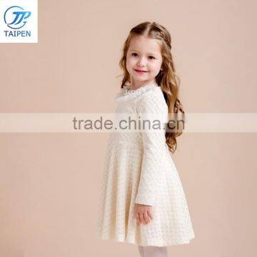 2017 Winter Kids Party Wear Dress With Fleece Lining Fashion Frock Designs For Girl photo-4