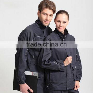 Custom Factory Price Qualited Workwear Executive Jacket With Pockets Wholesale