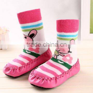 Kids Socks Cotton Boy Girl Casual Baby Anti Slip Socks Children Socks photo-3