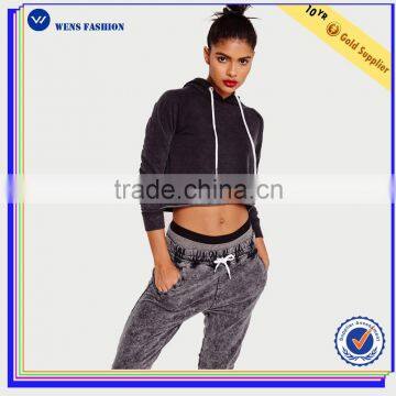 Wholesale Fashion Design Sweat Hoodie Cool Sweatshirt Cropped Hoodie